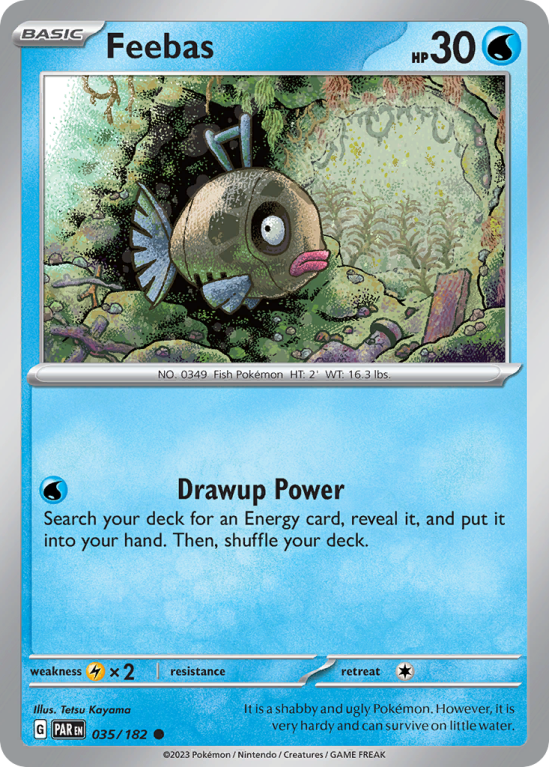 Feebas 35/182 Scarlet & Violet Paradox Rift