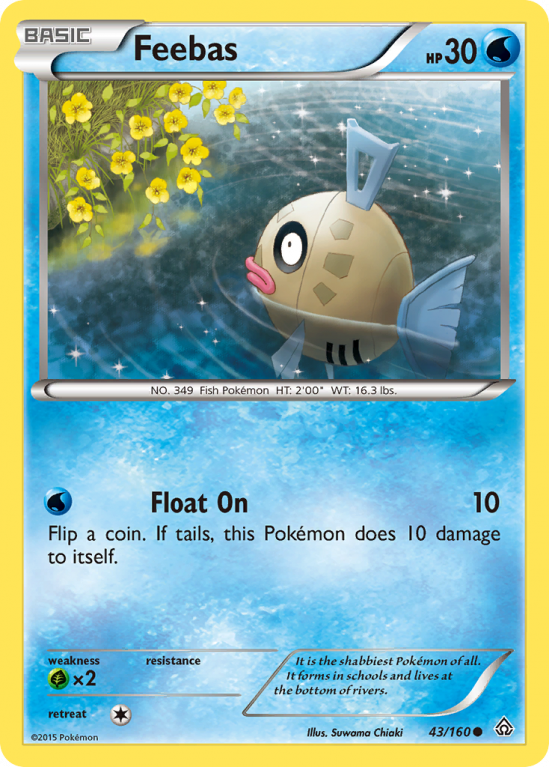 Feebas 43/160 XY Primal Clash