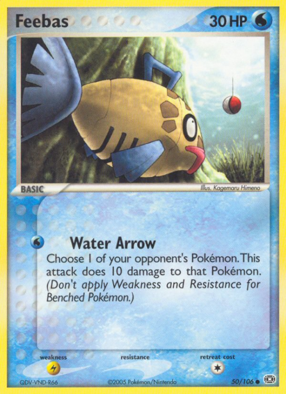 Feebas 50/106 EX Emerald