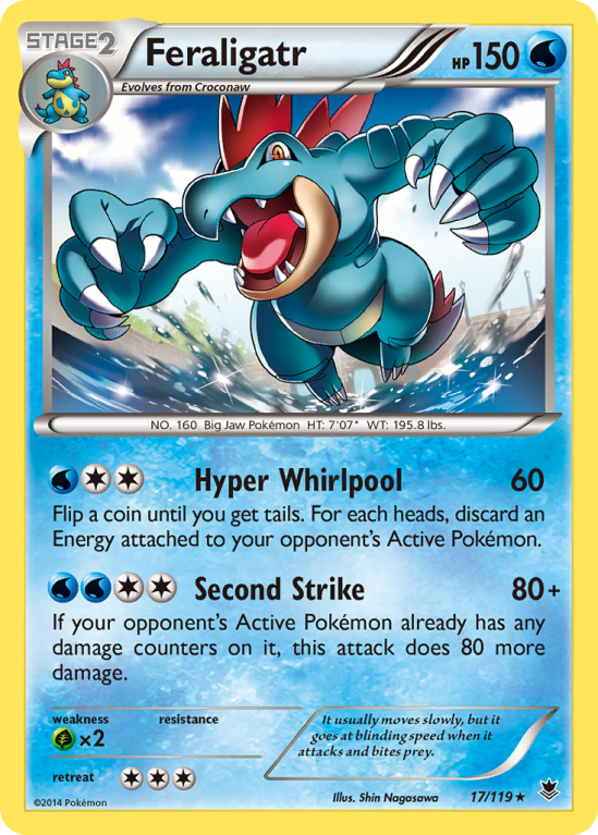 Feraligatr 17/119 XY Phantom Forces