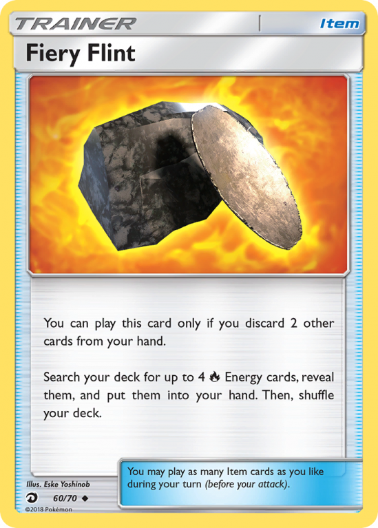Fiery Flint 60/70 Sun & Moon Dragon Majesty