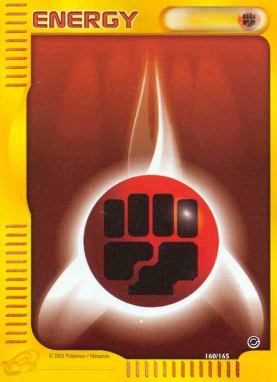 Fighting Energy 160/165 E-Card Expedition Base Set