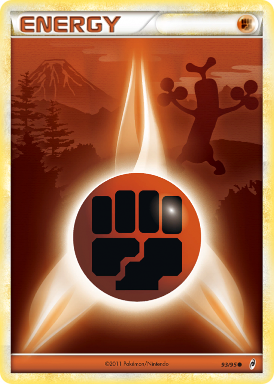 Fighting Energy 93/106 HeartGold & SoulSilver Call of Legends