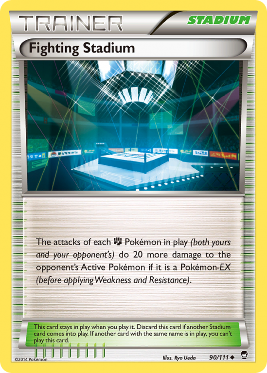 Fighting Stadium 90/111 XY Furious Fists