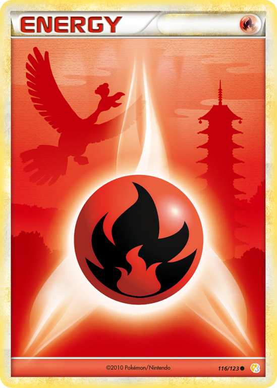 Fire Energy 116/123 HeartGold & SoulSilver HeartGold & SoulSilver