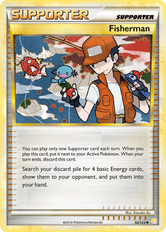 Fisherman 92/123 HeartGold & SoulSilver HeartGold & SoulSilver