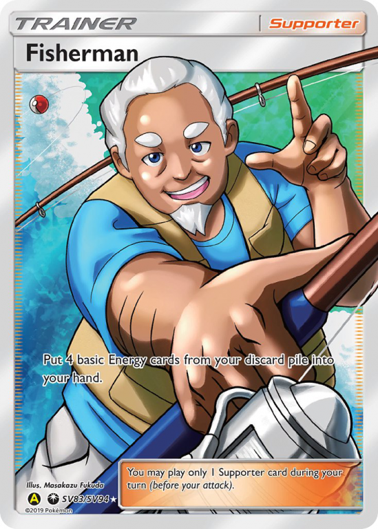 Fisherman SV83/94 Sun & Moon Shiny Vault