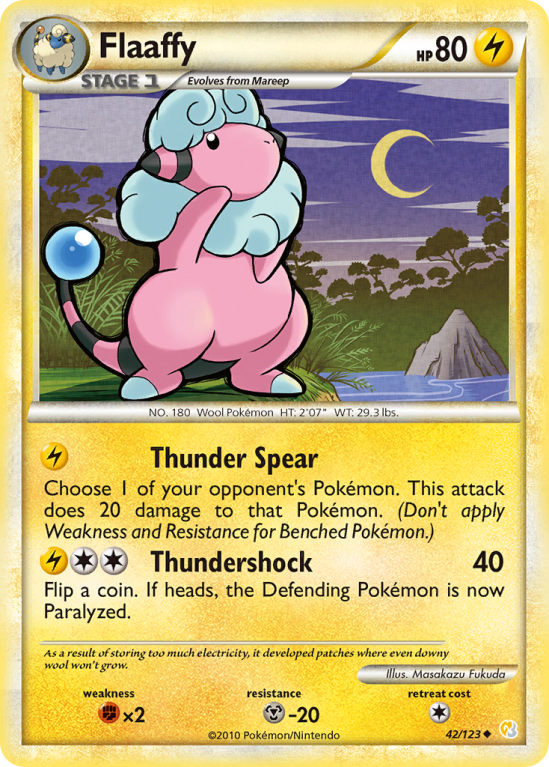 Flaaffy 42/123 HeartGold & SoulSilver HeartGold & SoulSilver