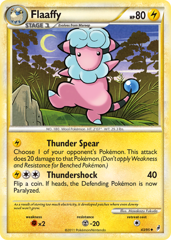 Flaaffy 43/106 HeartGold & SoulSilver Call of Legends