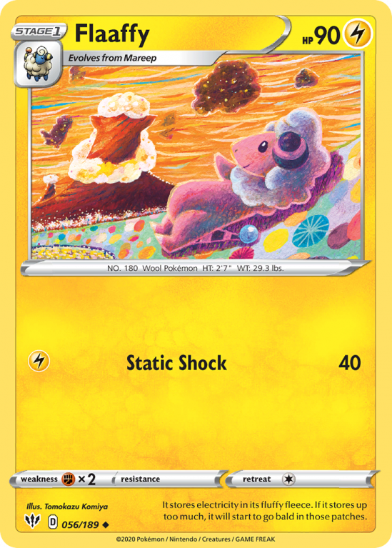 Flaaffy 56/189 Sword & Shield Darkness Ablaze