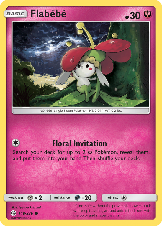 Flabébé 149/236 Sun & Moon Cosmic Eclipse