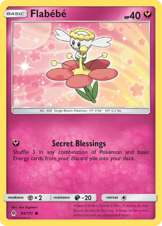Flabébé 84/131 Sun & Moon Forbidden Light