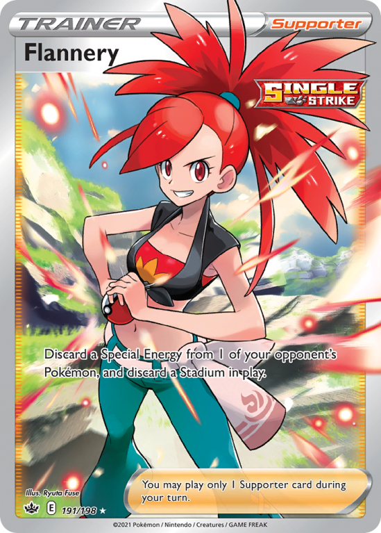 Flannery 191/198 Sword & Shield Chilling Reign