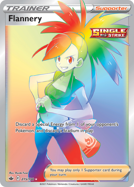 Flannery 215/198 Sword & Shield Chilling Reign