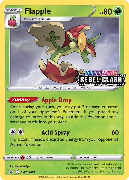 Flapple SWSH022/103 Sword & Shield SWSH Black Star Promos