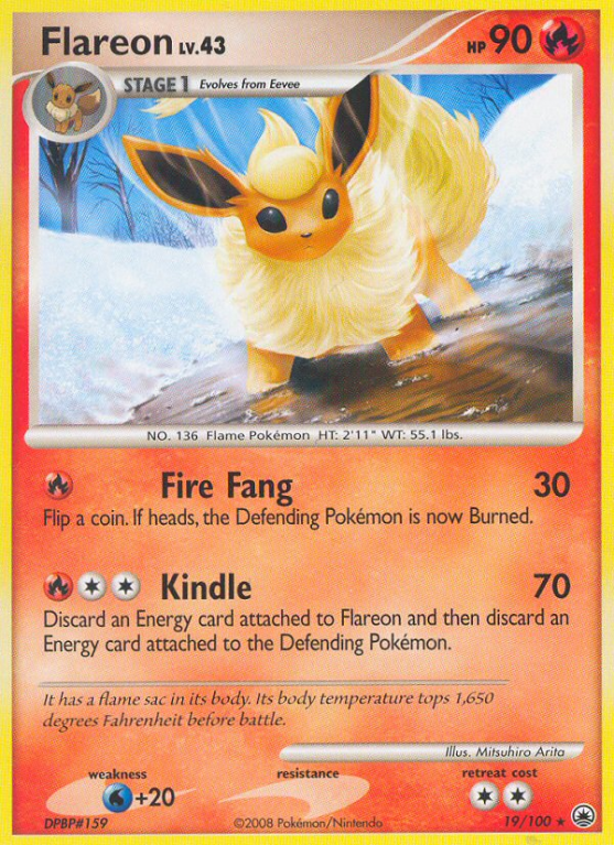 Flareon 19/100 Diamond & Pearl Majestic Dawn
