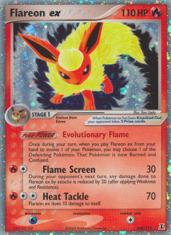 Flareon ex 108/113 EX Delta Species