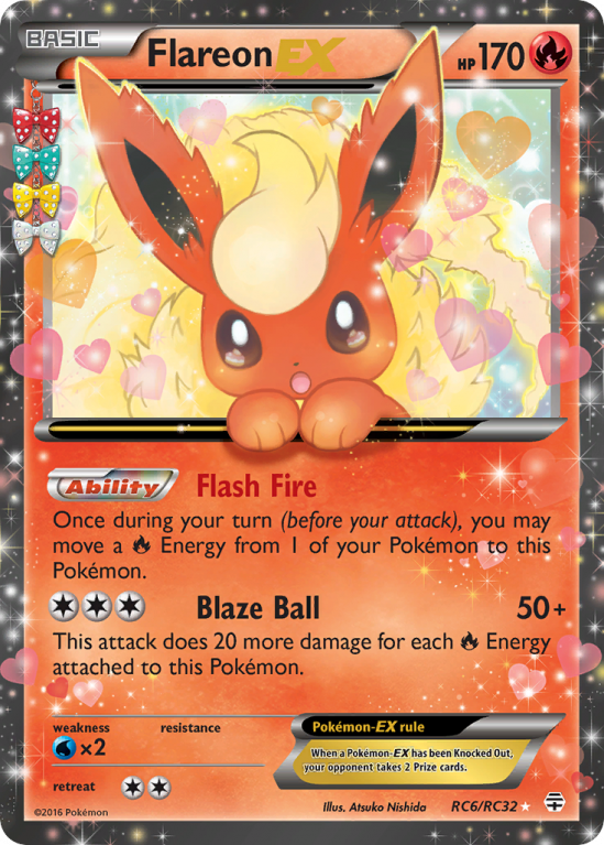 Flareon-EX RC6/115 XY Generations