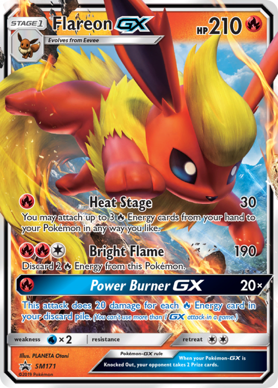 Flareon-GX SM171/156 Sun & Moon SM Black Star Promos
