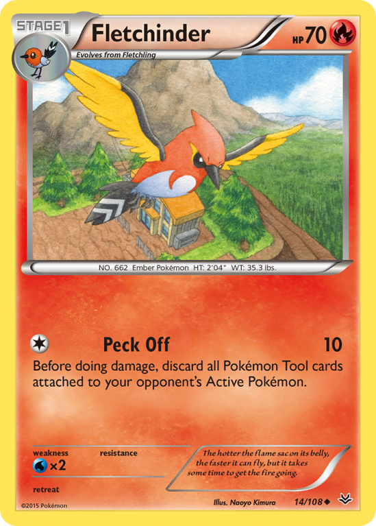 Fletchinder 14/108 XY Roaring Skies