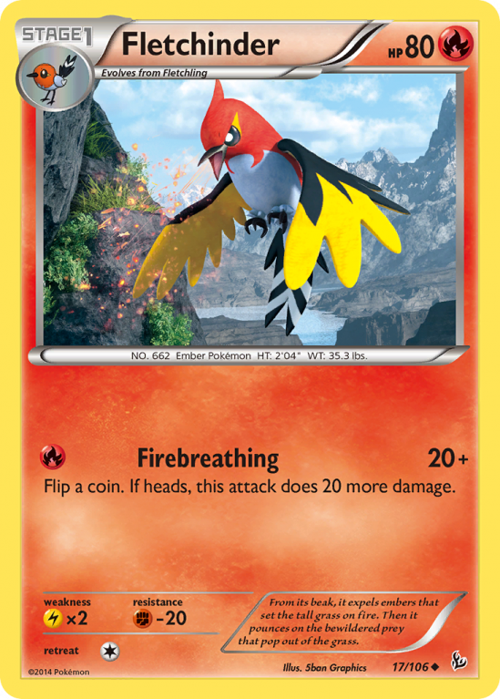 Fletchinder 17/106 XY Flashfire