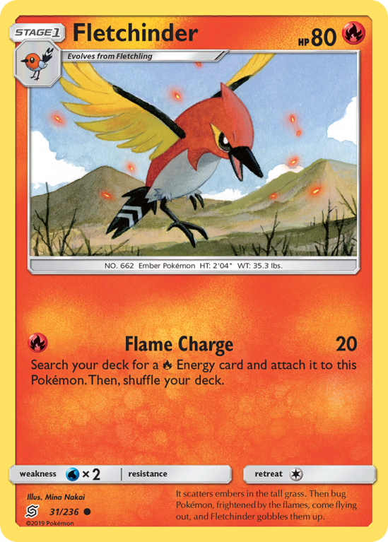 Fletchinder 31/236 Sun & Moon Unified Minds