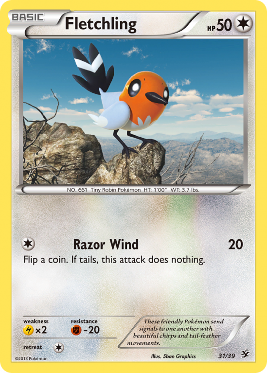Fletchling 31/39 XY Kalos Starter Set