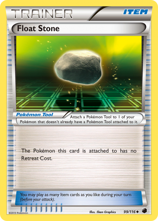 Float Stone 99/116 Black & White Plasma Freeze