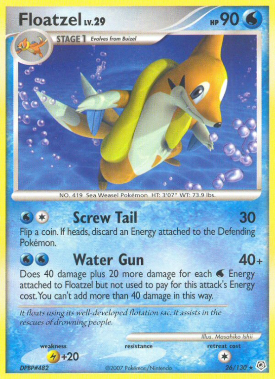 Floatzel 26/130 Diamond & Pearl Diamond & Pearl