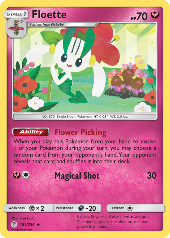 Floette 151/236 Sun & Moon Cosmic Eclipse