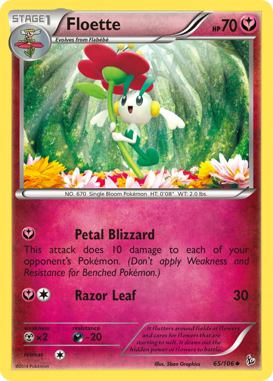 Floette 65/106 XY Flashfire