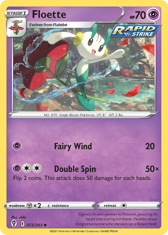 Floette 72/203 Sword & Shield Evolving Skies