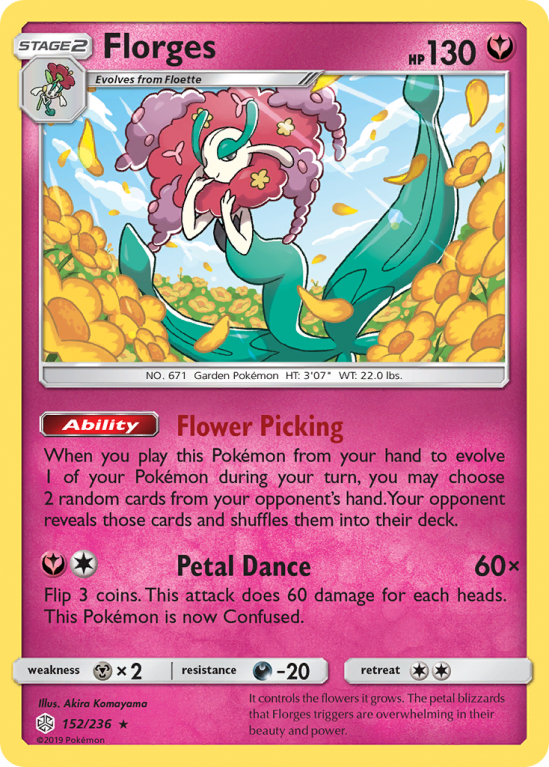 Florges 152/236 Sun & Moon Cosmic Eclipse
