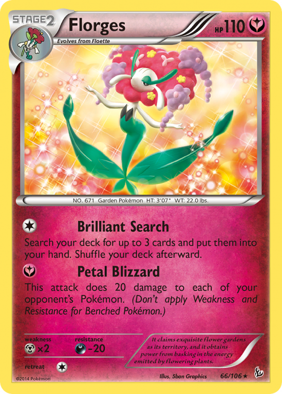 Florges 66/106 XY Flashfire