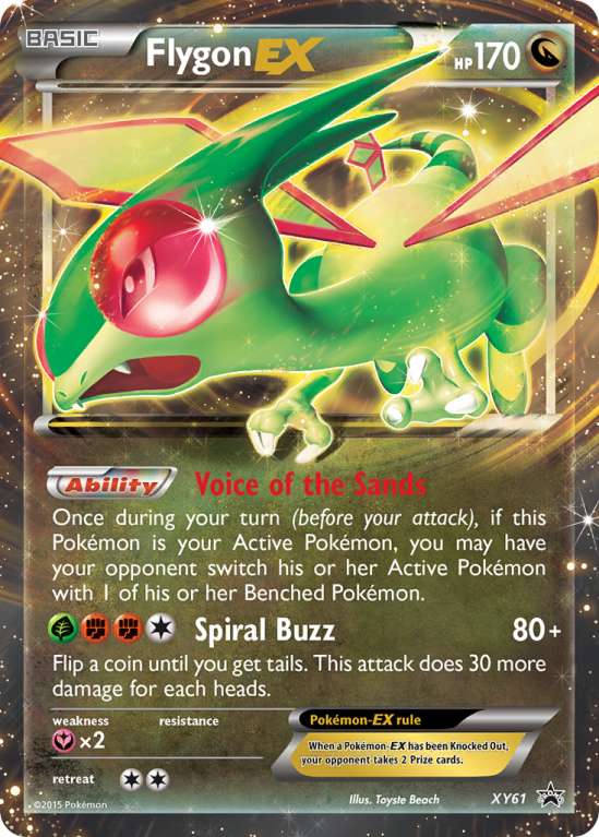 Flygon-EX XY61/183 XY XY Black Star Promos