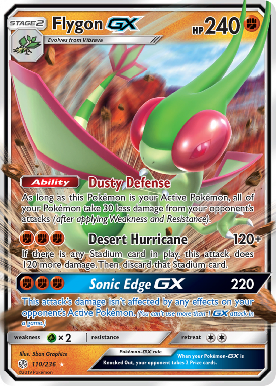 Flygon-GX 110/236 Sun & Moon Cosmic Eclipse