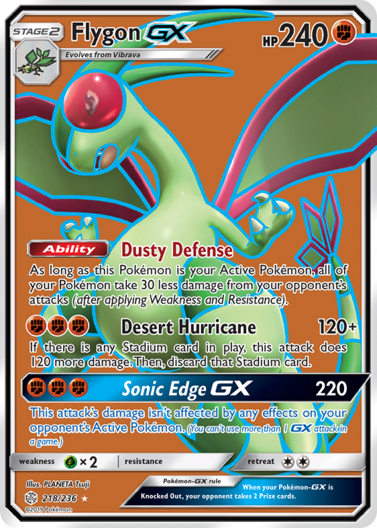 Flygon-GX 218/236 Sun & Moon Cosmic Eclipse
