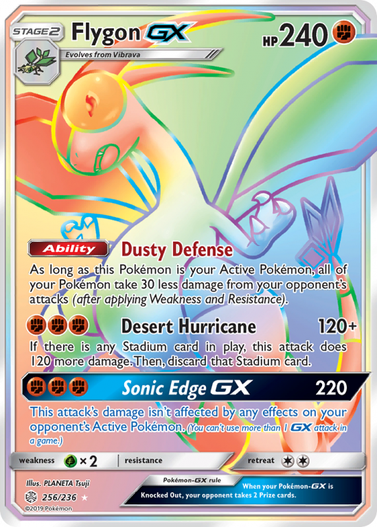 Flygon-GX 256/236 Sun & Moon Cosmic Eclipse