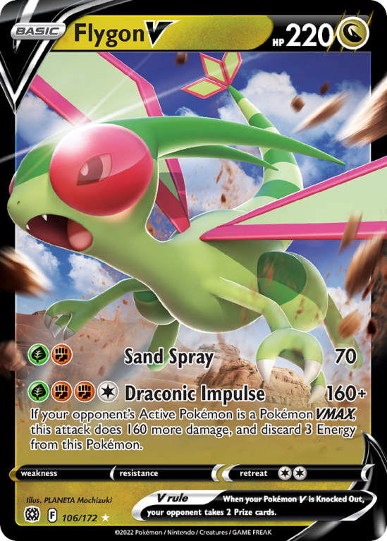 Flygon V 106/172 Sword & Shield Brilliant Stars