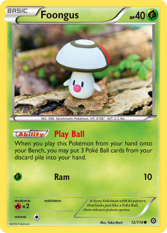 Foongus 12/114 XY Steam Siege