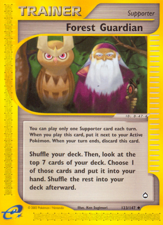 Forest Guardian 123/186 E-Card Aquapolis