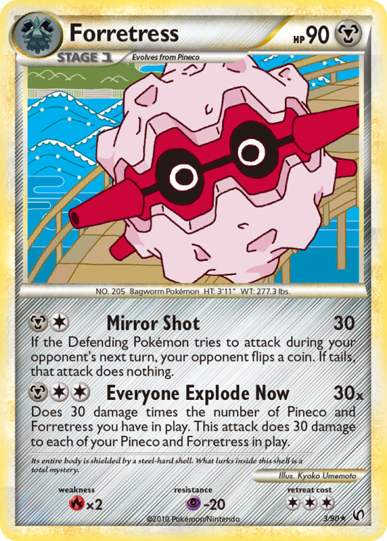 Forretress 3/90 HeartGold & SoulSilver HS—Undaunted