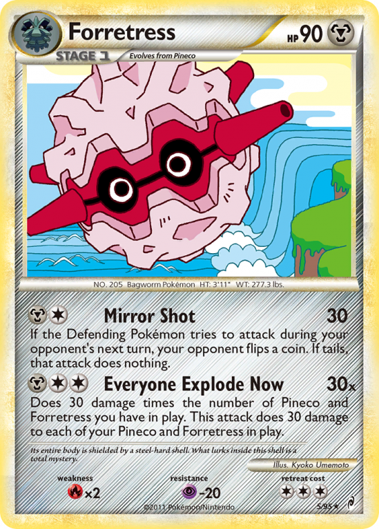 Forretress 5/106 HeartGold & SoulSilver Call of Legends