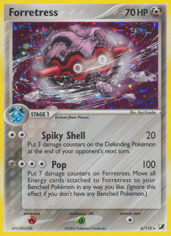 Forretress 6/115 EX Unseen Forces
