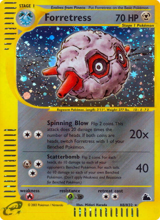 Forretress H8/182 E-Card Skyridge