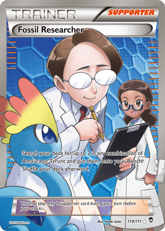 Fossil Researcher 110/111 XY Furious Fists