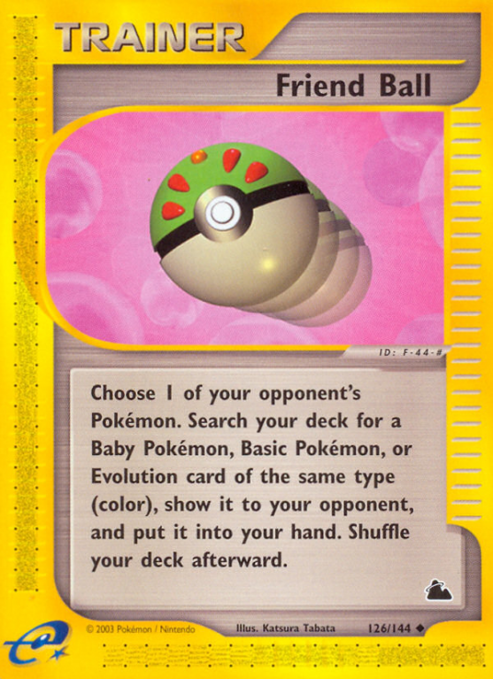 Friend Ball 126/182 E-Card Skyridge