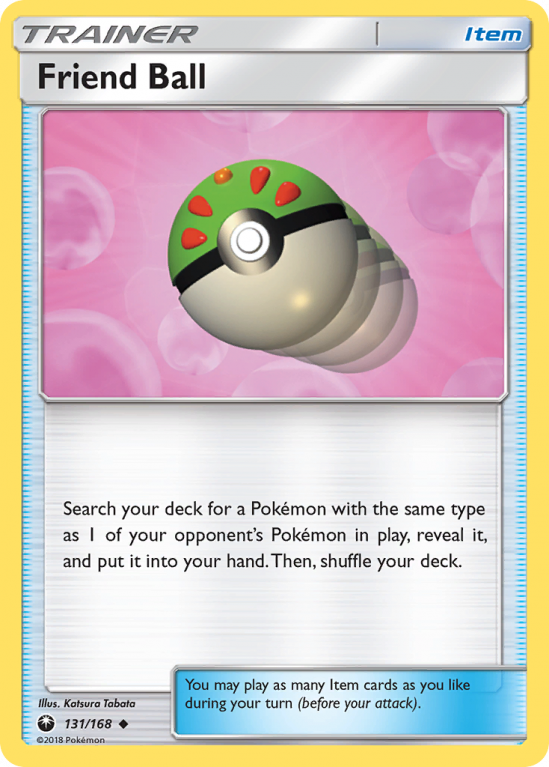 Friend Ball 131/168 Sun & Moon Celestial Storm