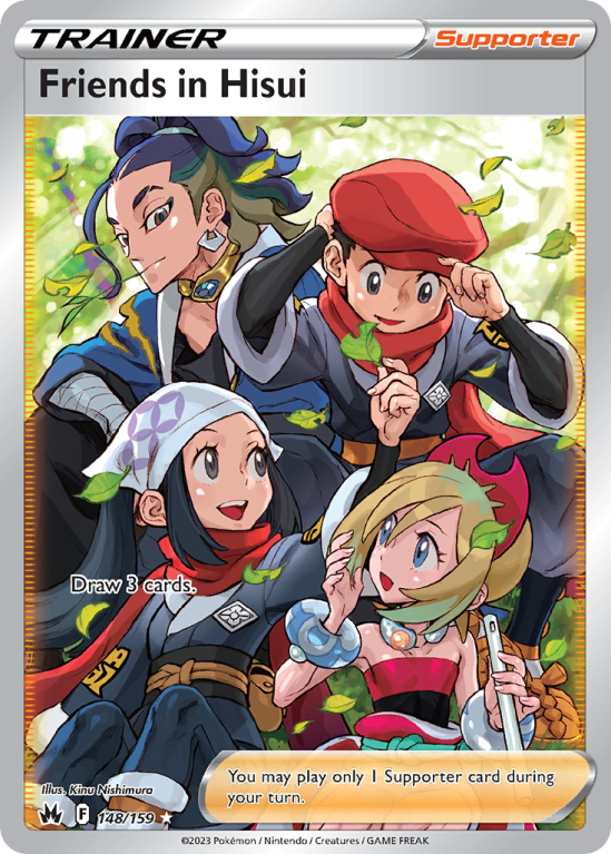 Friends in Hisui 148/159 Sword & Shield Crown Zenith