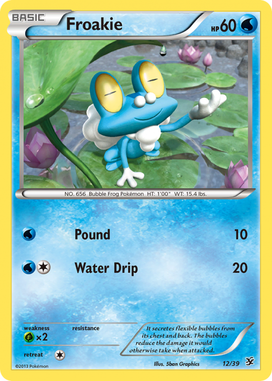 Froakie 12/39 XY Kalos Starter Set